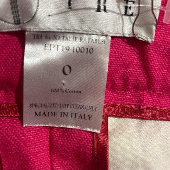 TRE by Natalie Ratabesi The Anneke Pink Azalea Pants 0 $1,155 - Picture 6 of 7